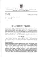 Stavební povolení a ohlášení stavby